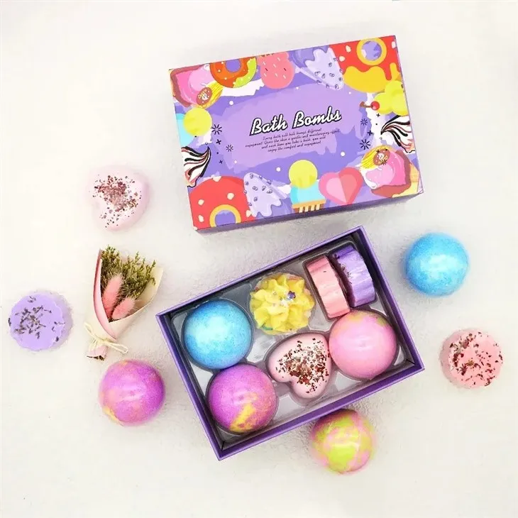 Coffret cadeau de bombes de bain