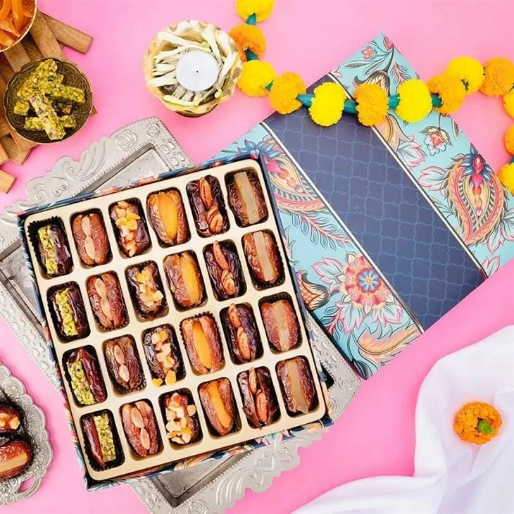 Boîte d'emballage en carton pour bonbons au chocolat