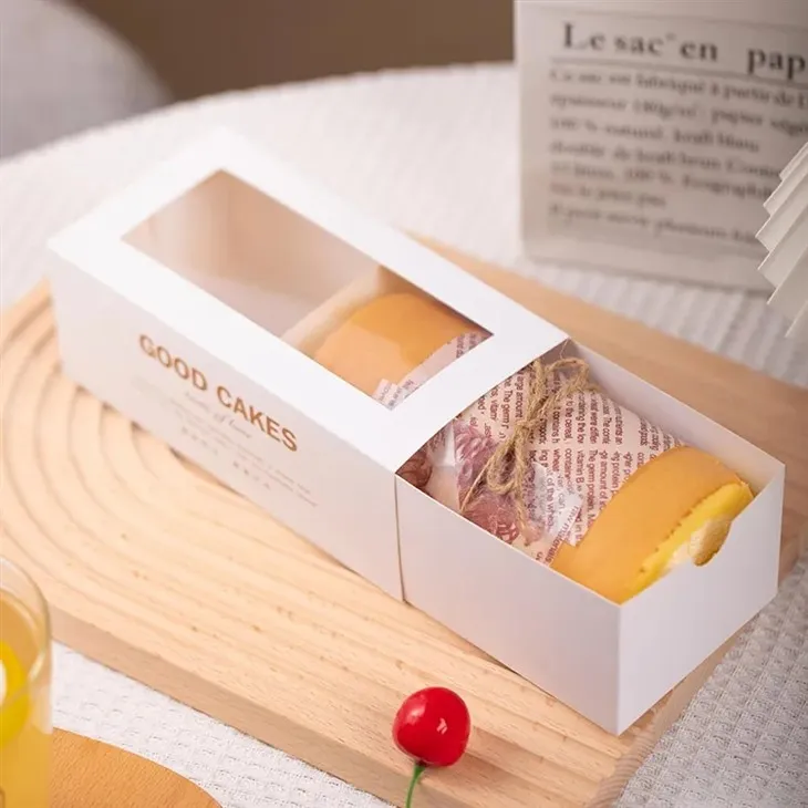 Carton   Crêpe   Gâteau   Emballage   Tiroir   Boîtes