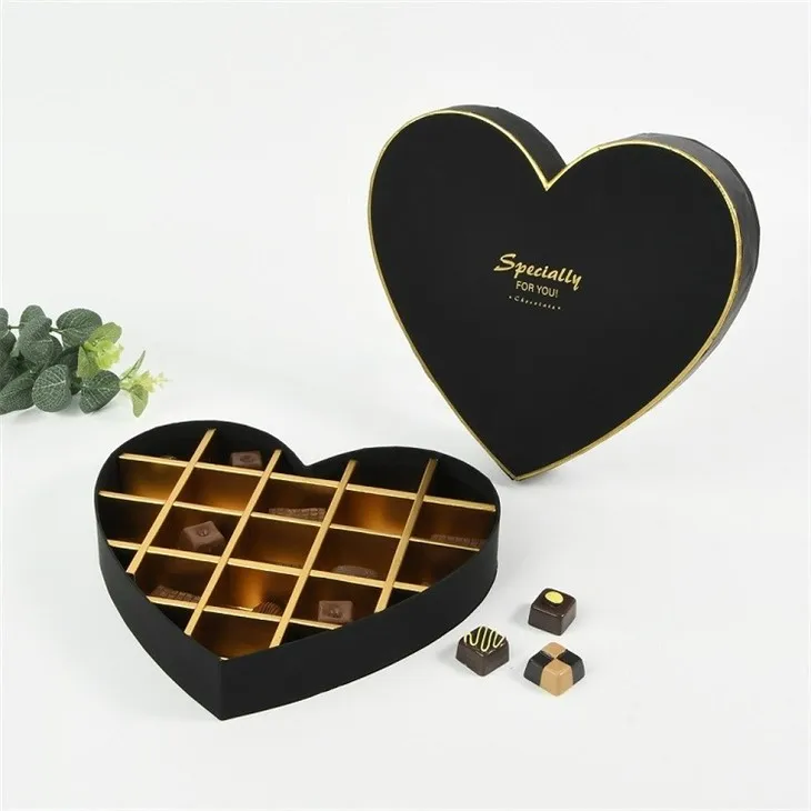 Coffret Cadeau Chocolat En Forme De Coeur