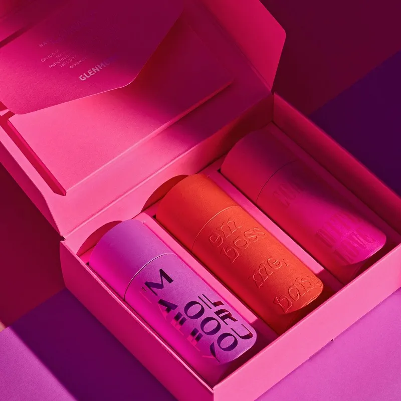 Boîte d'emballage cosmétique ronde