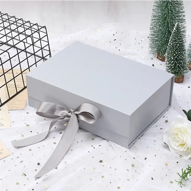 Coffret cadeau magnétique pliable en carton