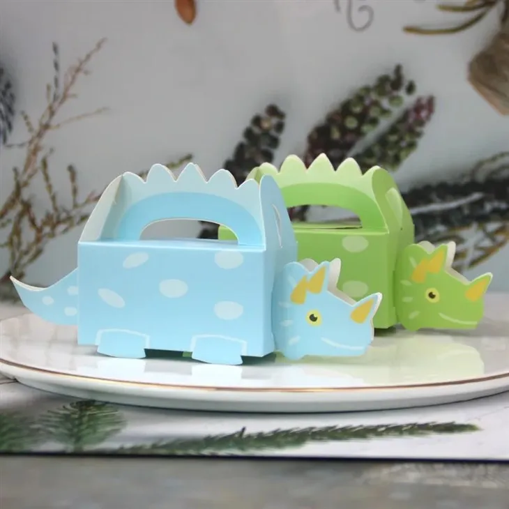 Coffret cadeau de bonbons portable en forme de dinosaure
