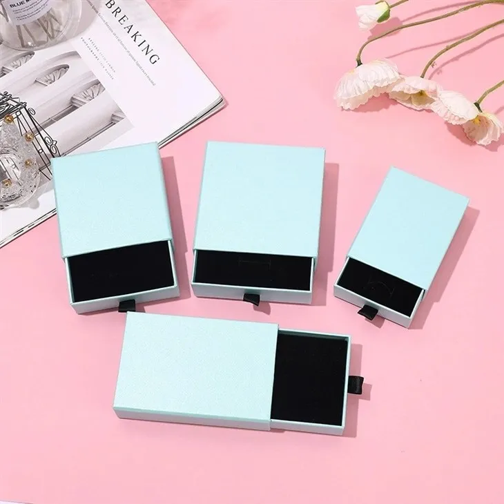 Boîtes à tiroirs à bijoux multifonctions en papier populaires